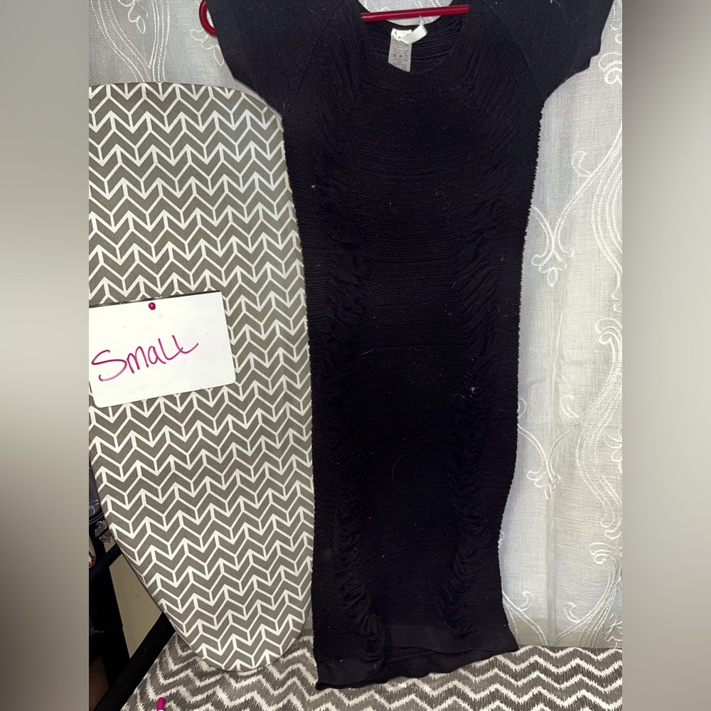 Black stretch dress